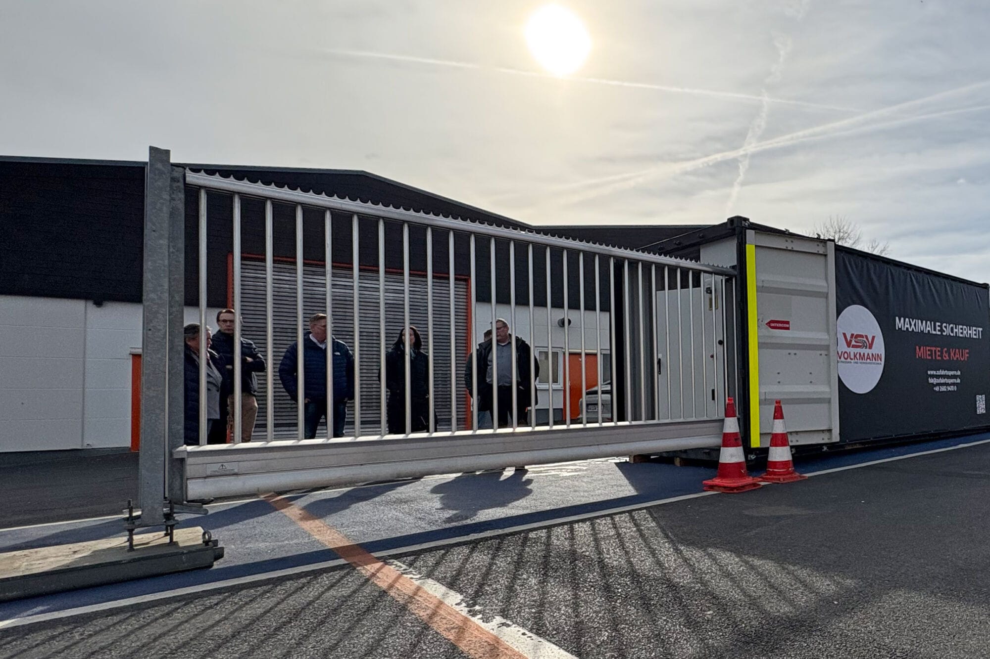 mobile gate sicherheitstor volkmann