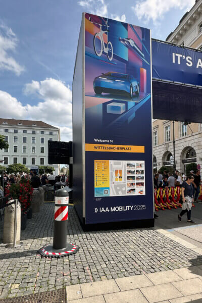 eingang iaa münchen zufahrtssperren